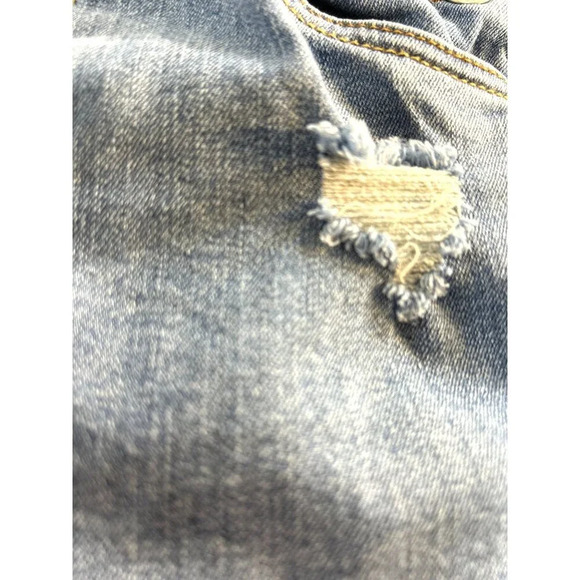 Levi’s Girls Jean Bid Overalls Med Wash Distressed Size 10R - Picture 5 of 8